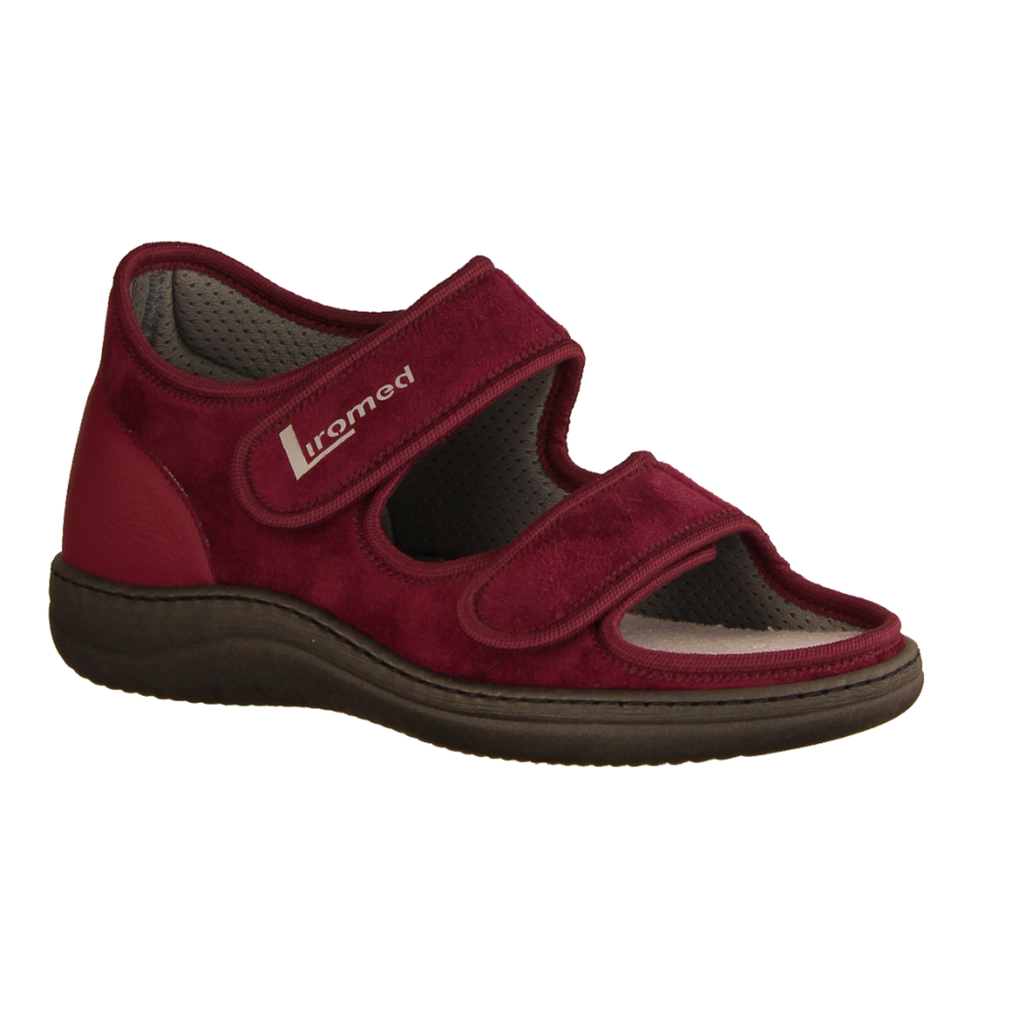 Liromed 810 Verbandsandale in bordo, Airmesh-Futter, Weite L