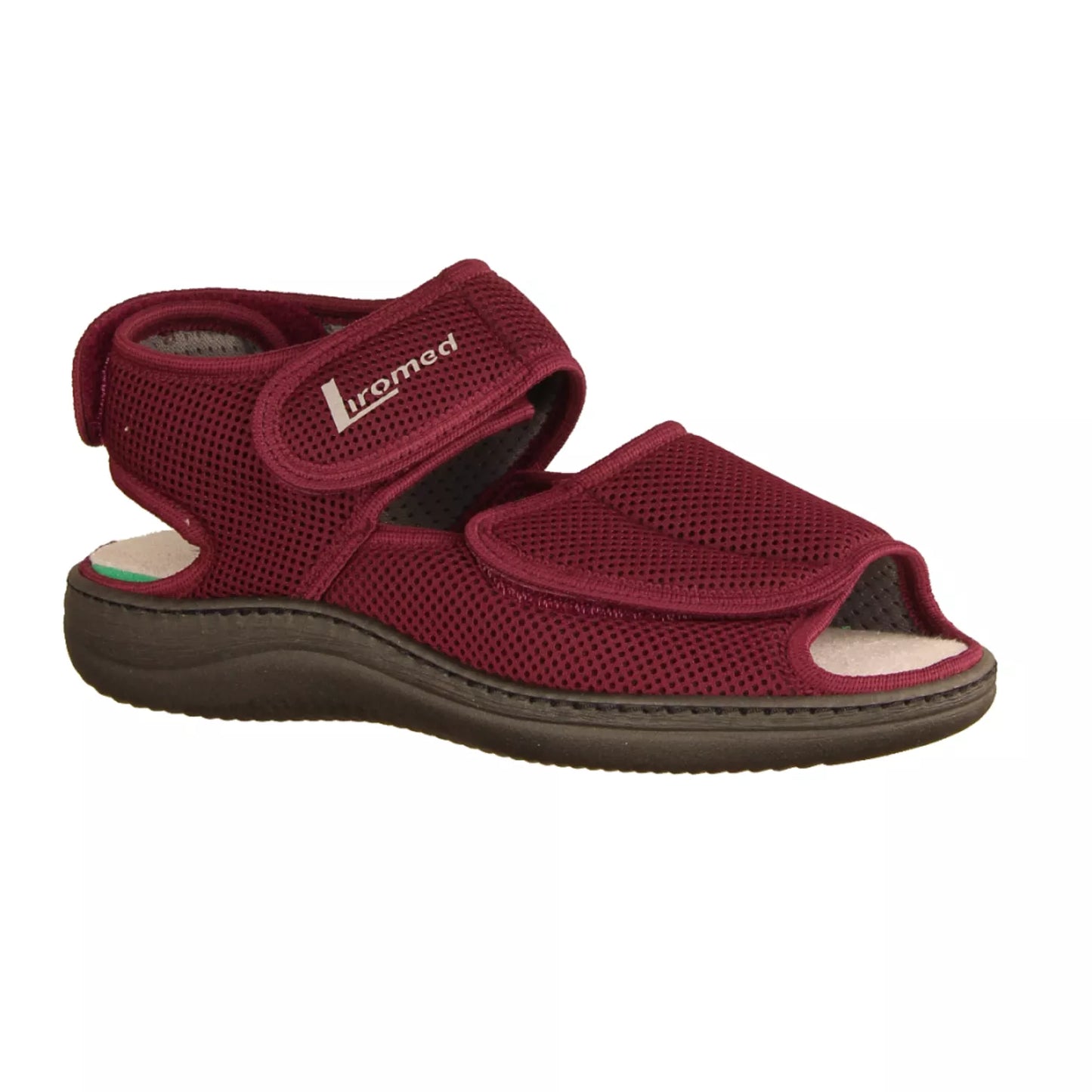 Liromed 815 Verbandsandale in bordo, Airmesh-Futter, Weite L