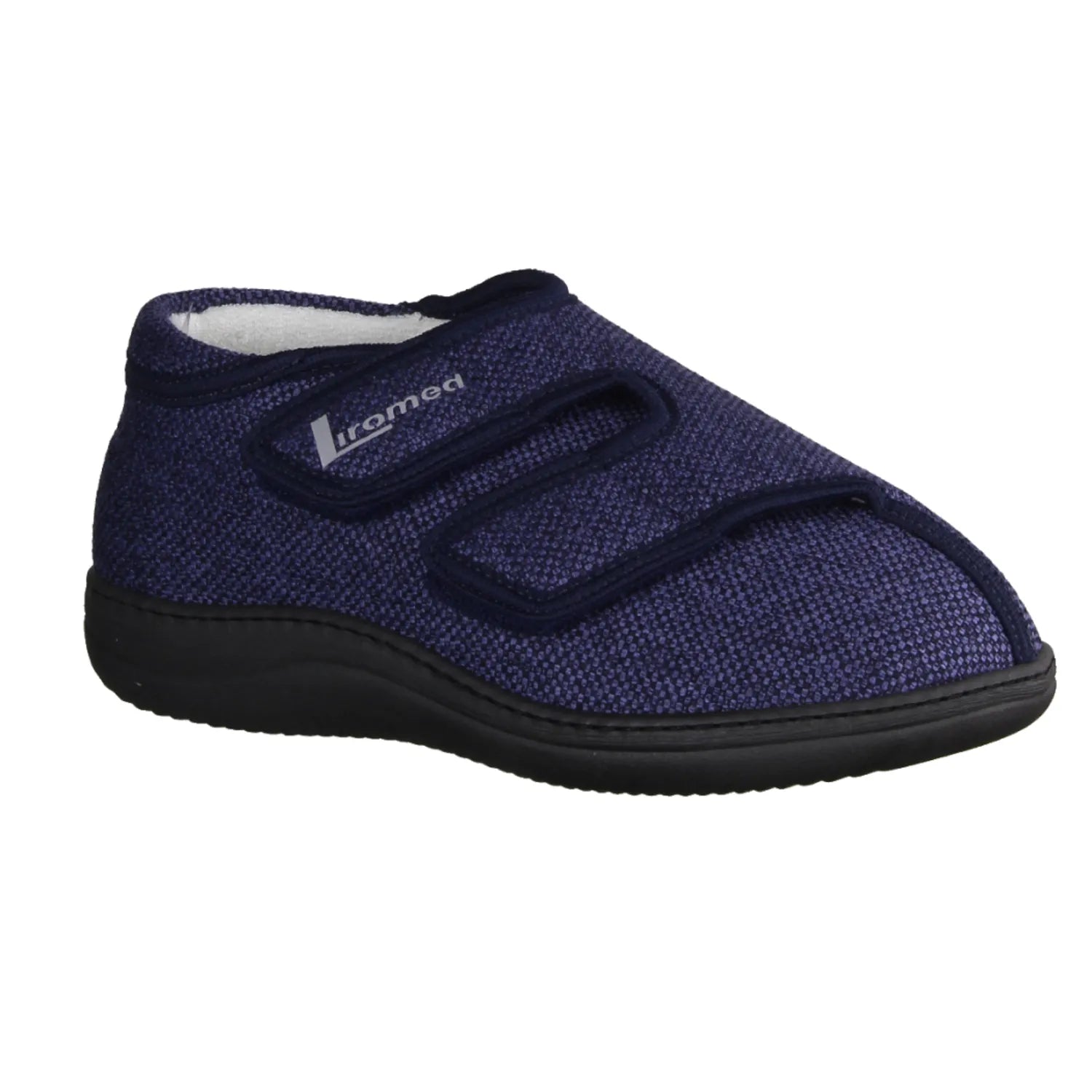 Liromed 476-1005 Bambus-Verbandschuh in marine, Bambus-Futter, Weite L
