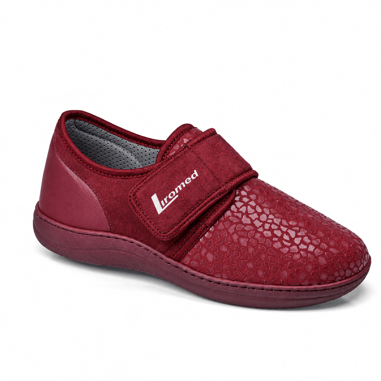 Liromed 852 Stretch-Slipper in bordo