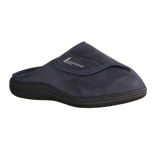 Liromed 800 Verbandhausschuh in taubenblau, Airmesh-Futter, Weite L