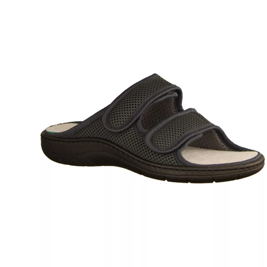 Liromed 805 Verbandpantolette in taubenblau, Airmesh-Futter, Weite L